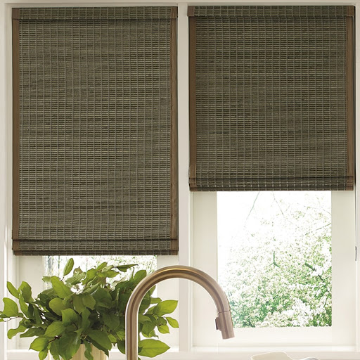 kitchen shade styles gilbert - Provenance Woven Wood Shades - living room