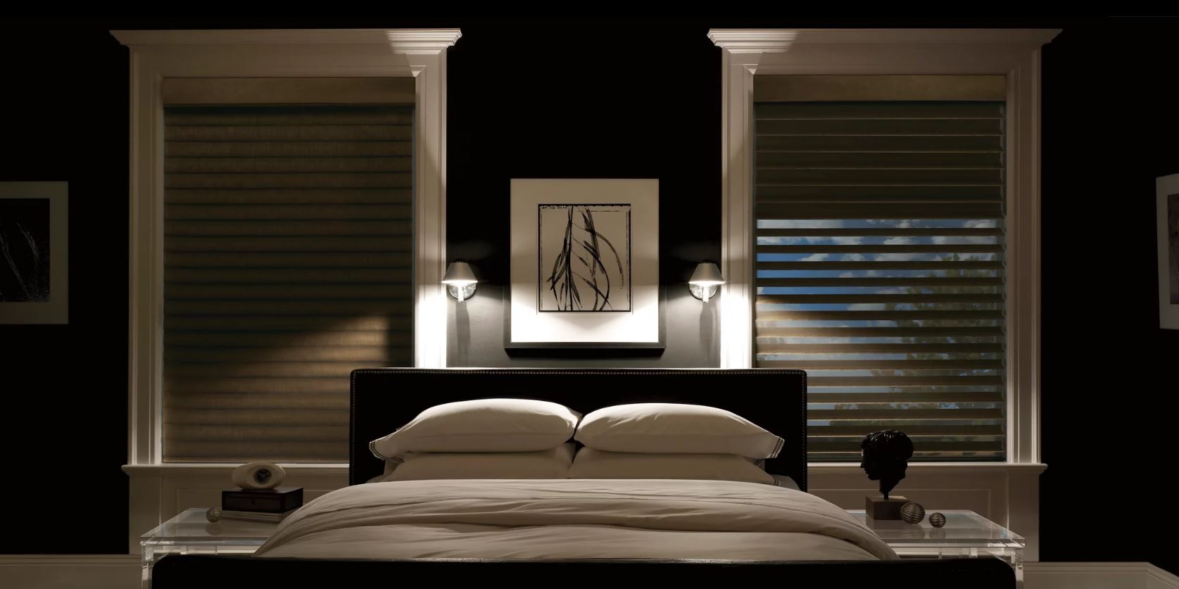 bedroom window blinds