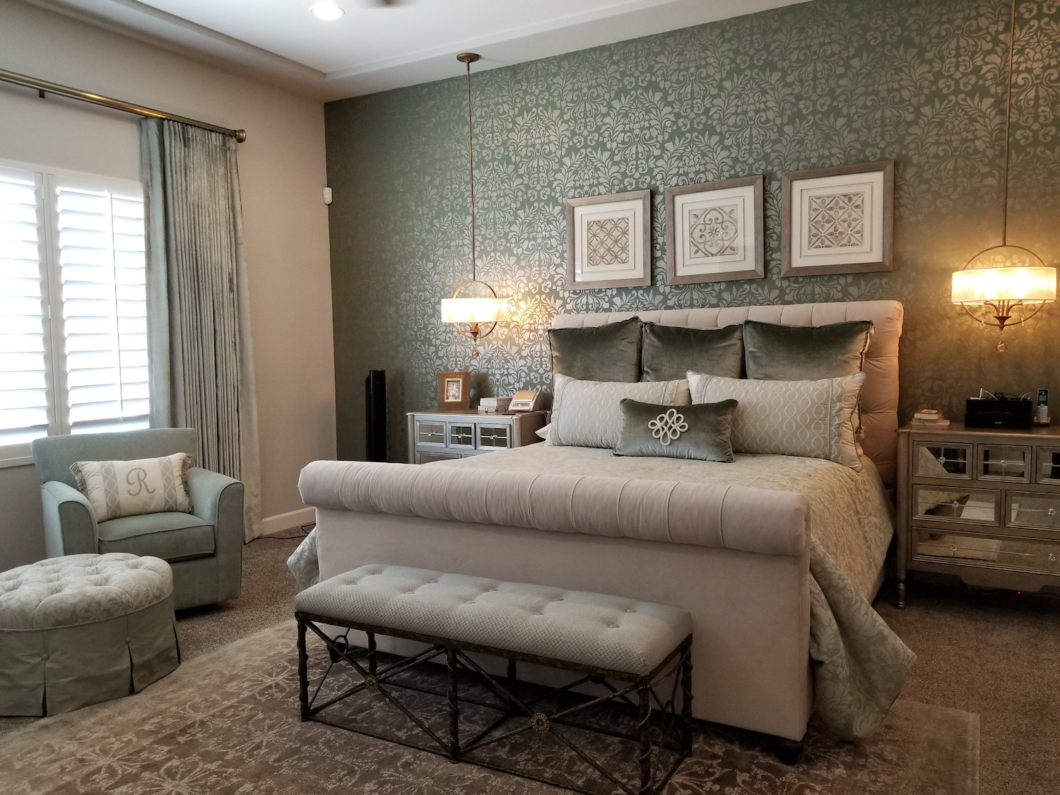 Drape and Eastern Accents Bedding