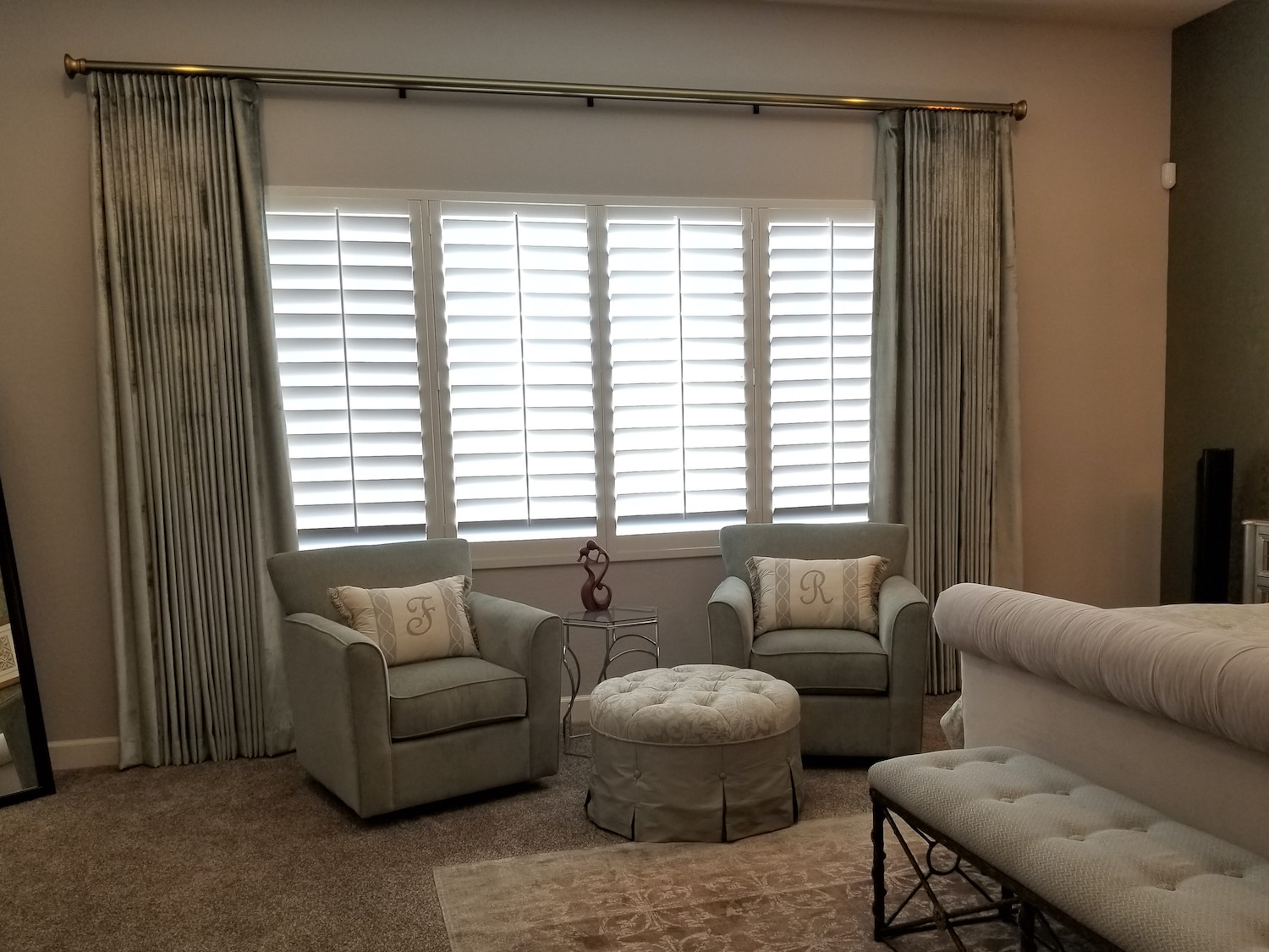 Drape on Brass Rod