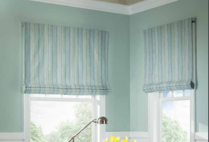 Flat Fold Roman Shade