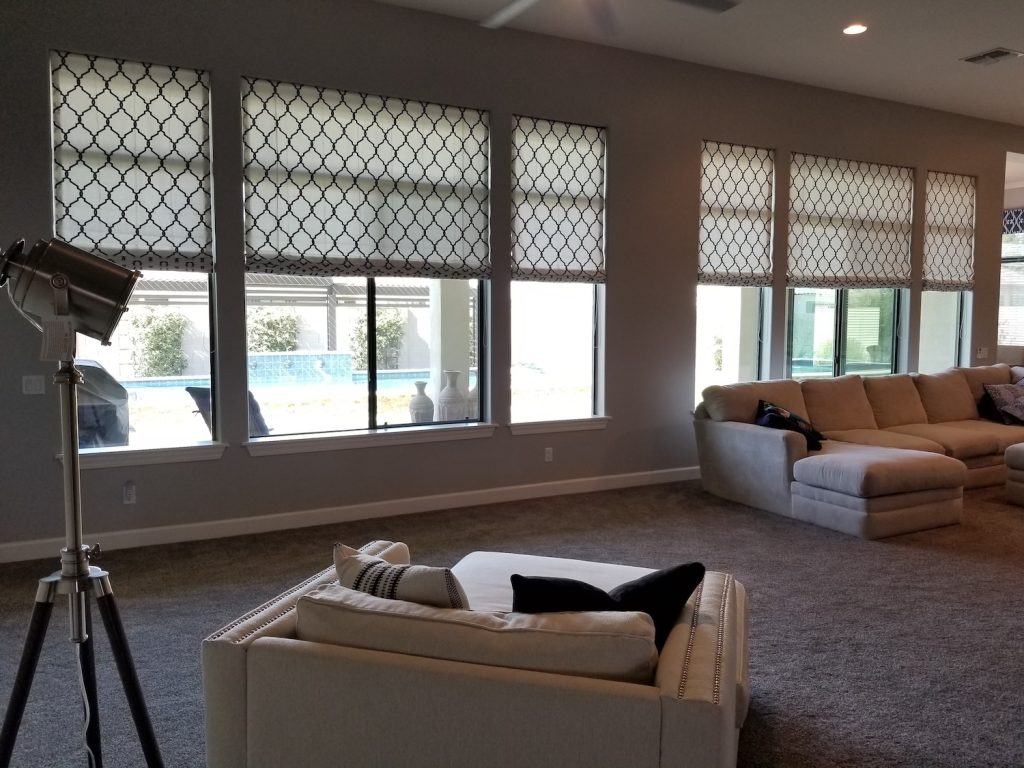Flat Roman Shades