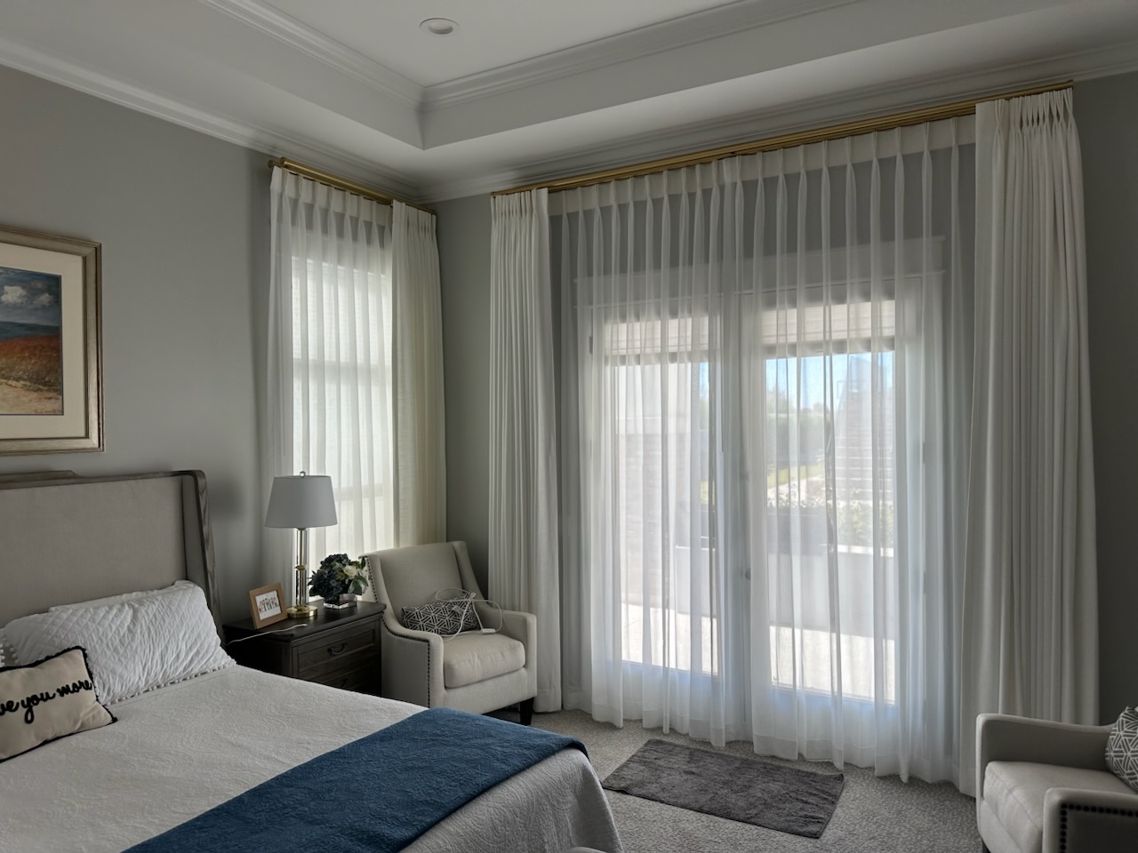 Bedroom Draperies and Sheers
