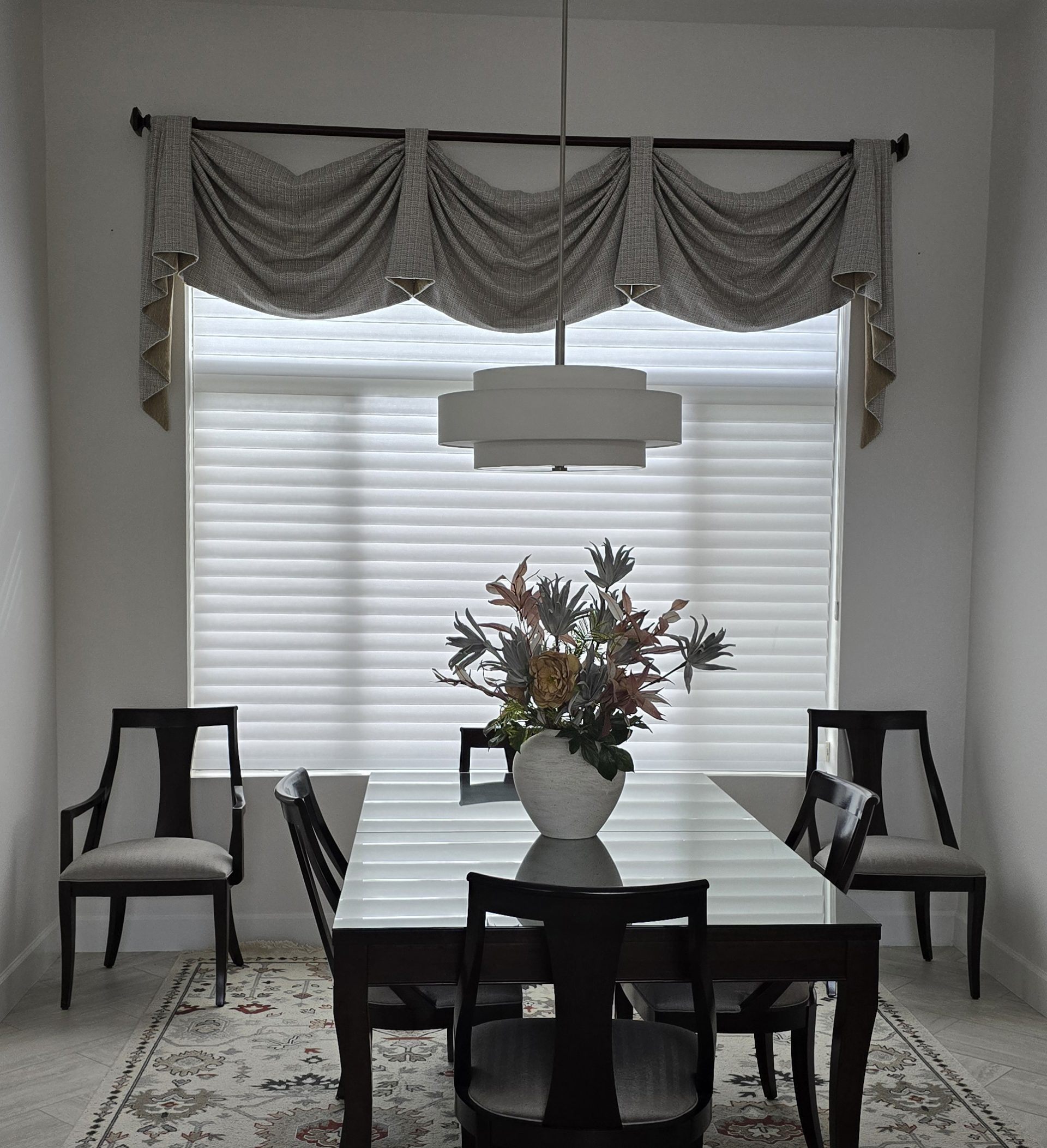 Kingston Valance mounted on Pole Rod