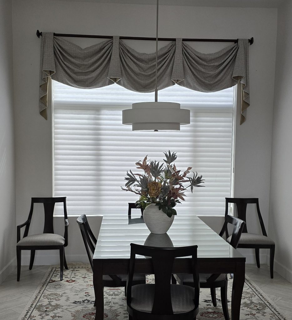 Kingston Valance mounted on Pole Rod