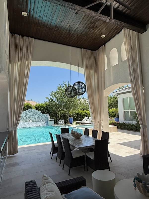 Outdoor draperies